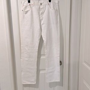 Vintage Levi Strauss 501 white denim size 38